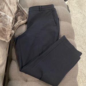 Ann Taylor blue ankle work pants size 8 Curvy